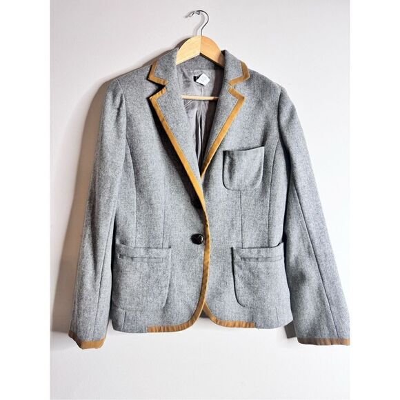 J.Crew Jackets & Blazers - J.crew wool blend grey blazer sz S